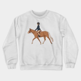 Palomino Hunter Pony Trot Crewneck Sweatshirt